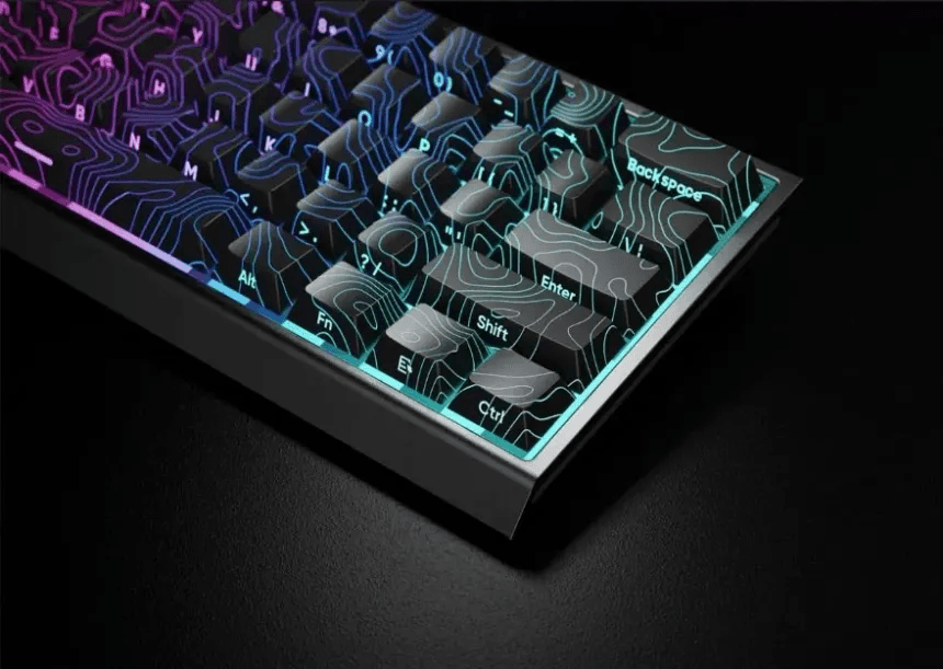Keycap Topographics